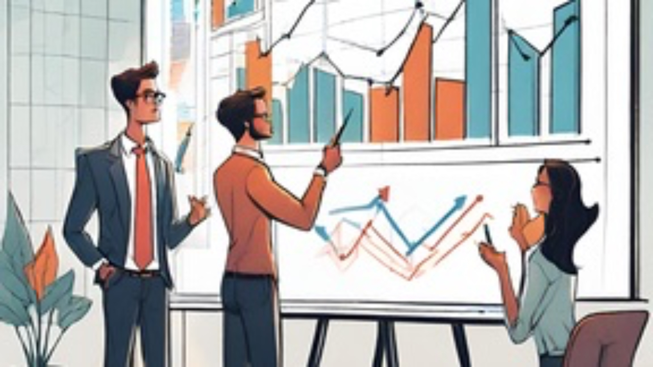 People Looking at Growth Chart